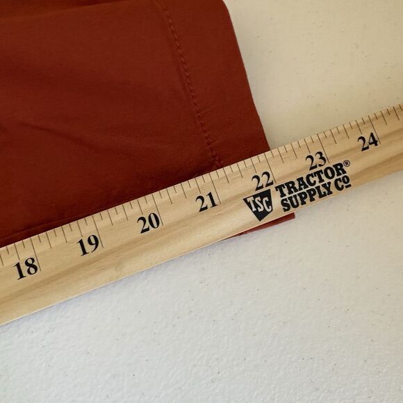 Style‎ & Co Retro Charm Sienna Orange Carpi Pants Women's Size 4 Mid Rise - Picture 8 of 8